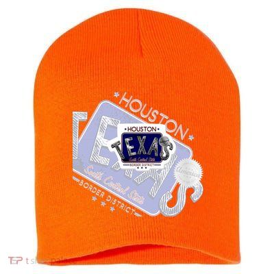 Texas Border District Cool State Logo Short Acrylic Beanie