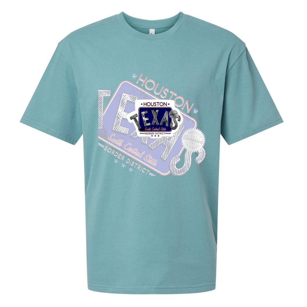 Texas Border District Cool State Logo Sueded Cloud Jersey T-Shirt