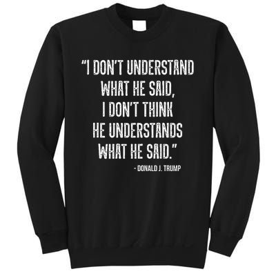 Trump Biden Debate Presidential Debate 2024 Funny Sweatshirt