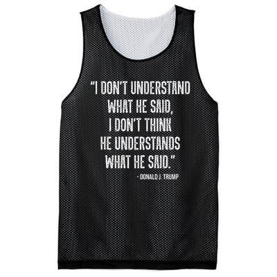 Trump Biden Debate Presidential Debate 2024 Funny Mesh Reversible Basketball Jersey Tank