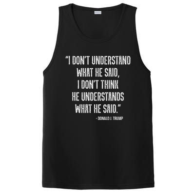 Trump Biden Debate Presidential Debate 2024 Funny PosiCharge Competitor Tank