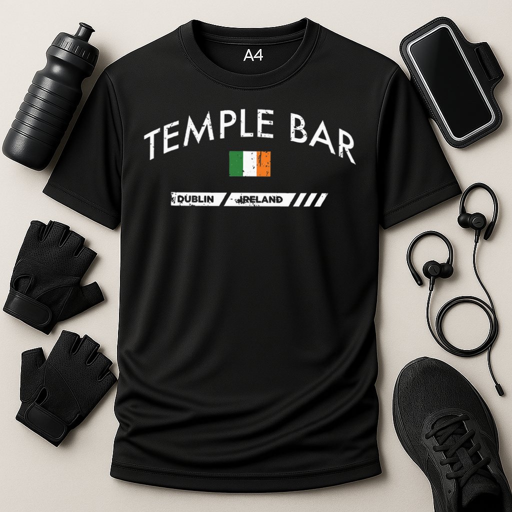 Temple Bar, Dublin, Republic of Ireland  Cooling Performance Crew T-Shirt