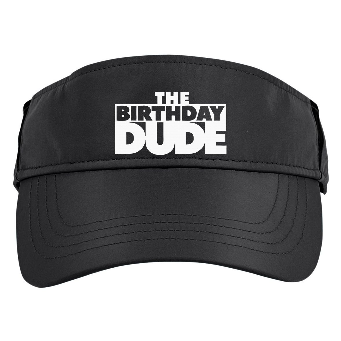 The Birthday Dude Funny Adult Drive Performance Visor