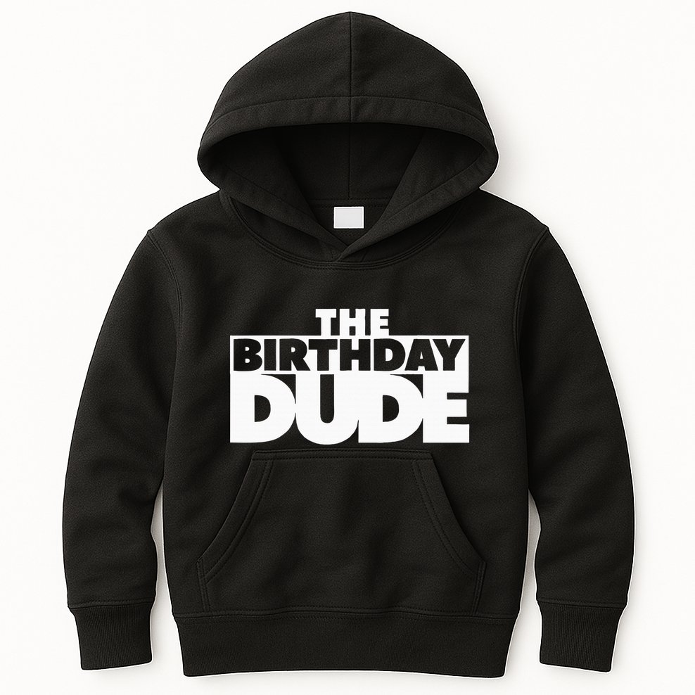 The Birthday Dude Funny Kids Hoodie