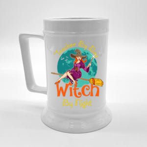 Teacher By Day Witch By Night! Halloween Teaching Gift Beer Stein