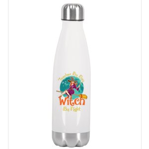 Teacher By Day Witch By Night! Halloween Teaching Gift Stainless Steel Insulated Water Bottle