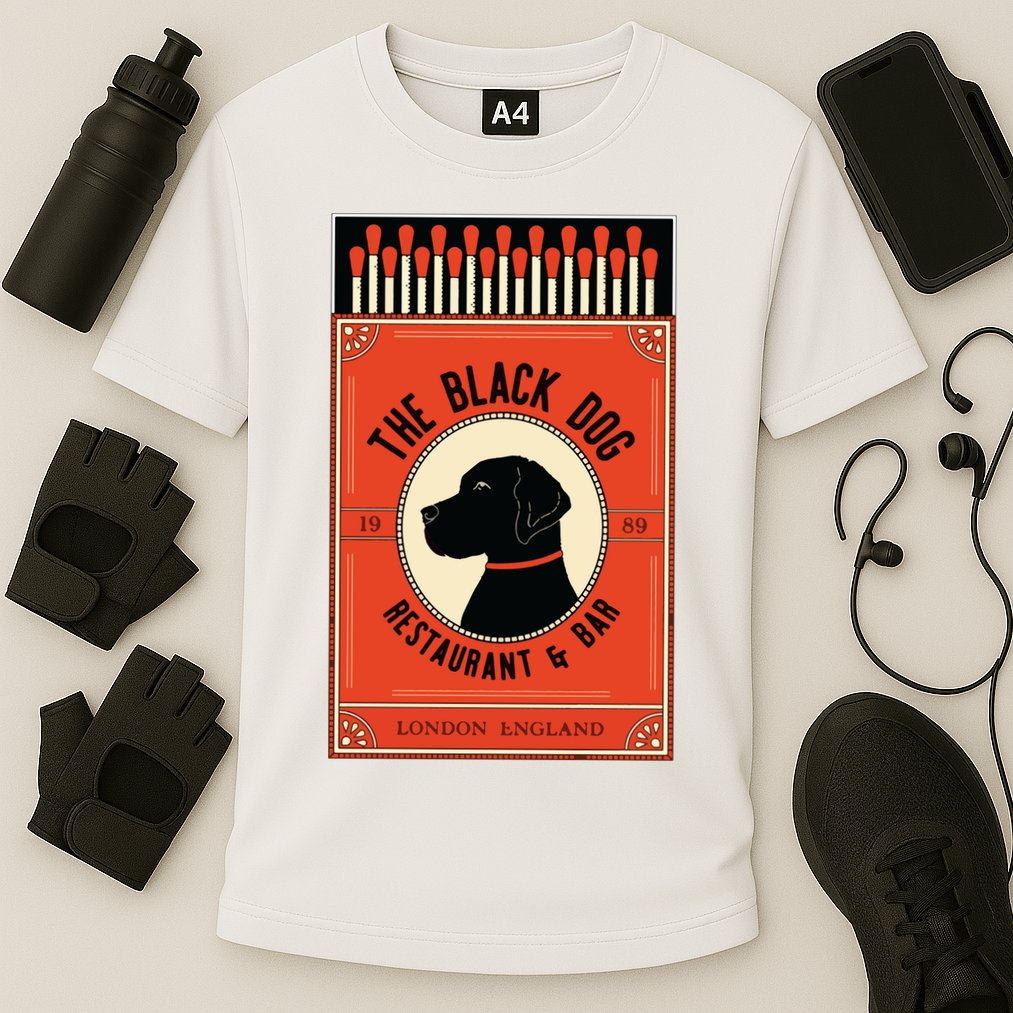 The Black Dog Cooling Performance Crew T-Shirt
