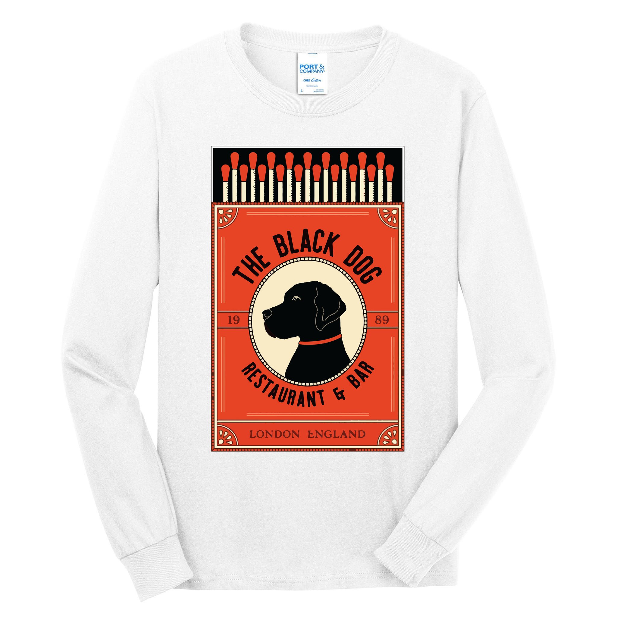 The Black Dog Tall Long Sleeve T-Shirt
