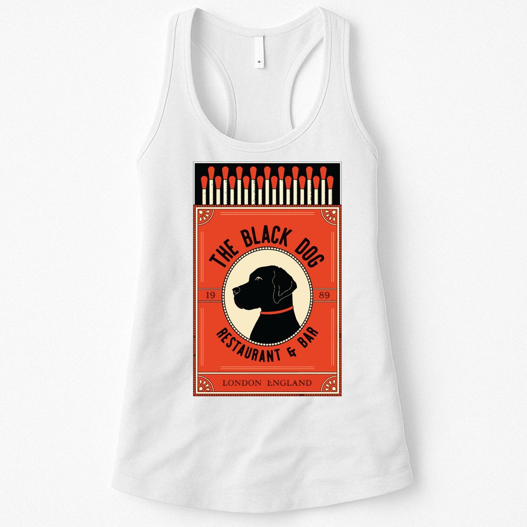 The Black Dog Womens Tank Top