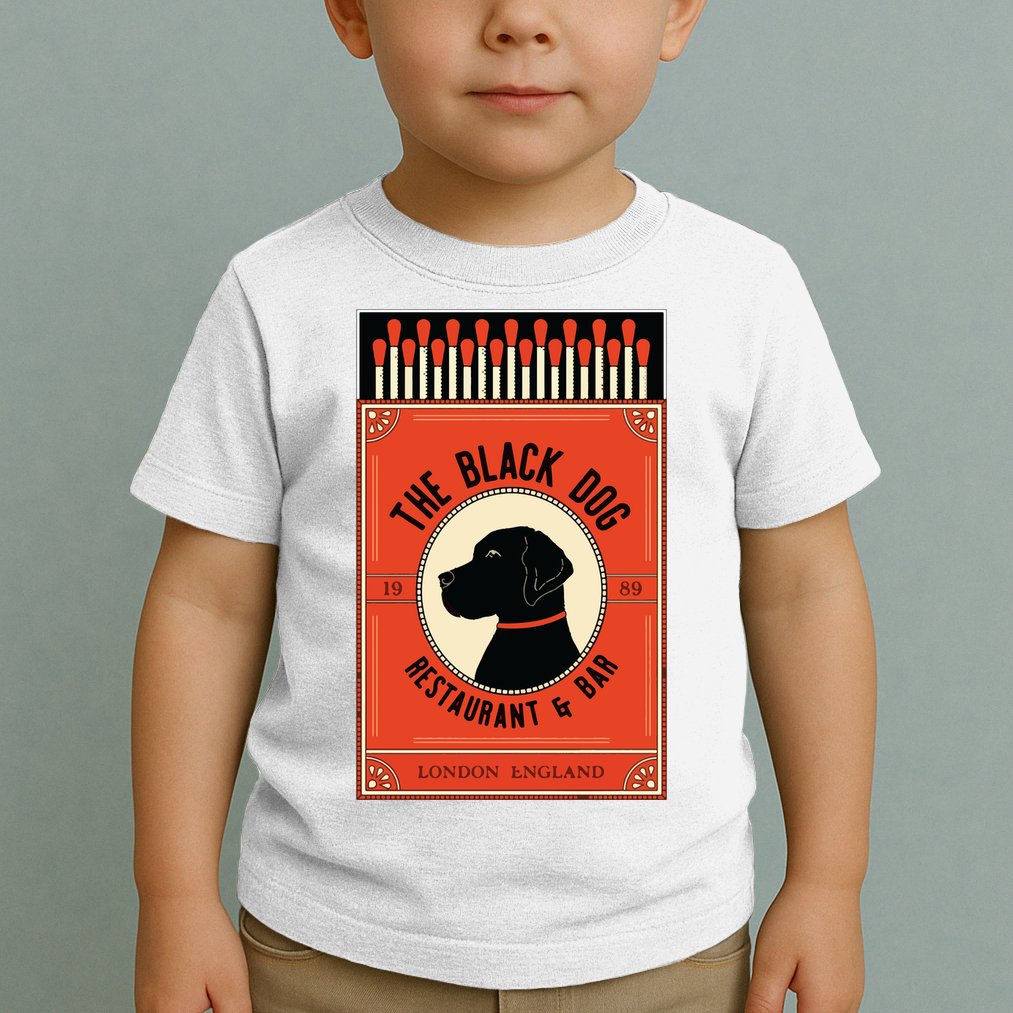The Black Dog Toddler T-Shirt