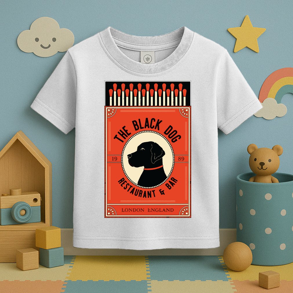 The Black Dog Toddler T-Shirt