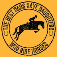 The Best Dads Have Daughters Who Ride Horses Father's Day Sustainable Knit Beanie