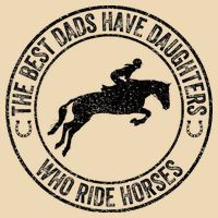 The Best Dads Have Daughters Who Ride Horses Father's Day Zip Tote Bag