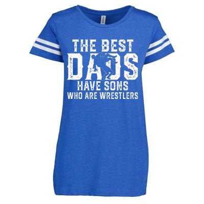 The Best Dads Have Sons Who Are Wrestlers Enza Ladies Jersey Football T-Shirt