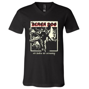 The Black Dog Old Habits Die Screaming Ttpd V-Neck T-Shirt