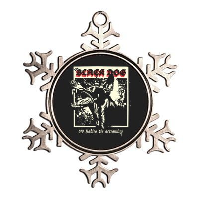 The Black Dog Old Habits Die Screaming Ttpd Metallic Star Ornament