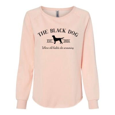 The Black Dog New Album Womens California Wash Sweatshirt