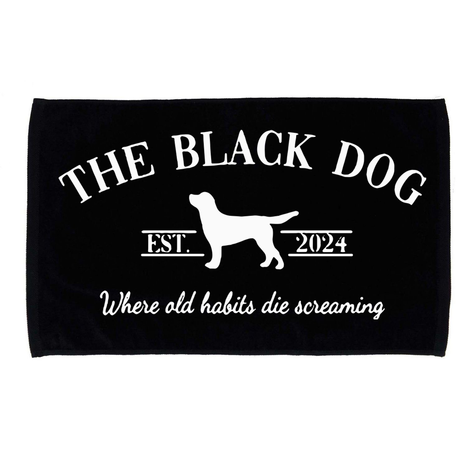 The Black Dog Microfiber Hand Towel