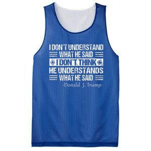 Trump Biden Debate Presidential Debate 2024 Mesh Reversible Basketball Jersey Tank