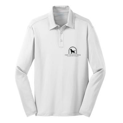 The Black Dog Silk Touch Performance Long Sleeve Polo