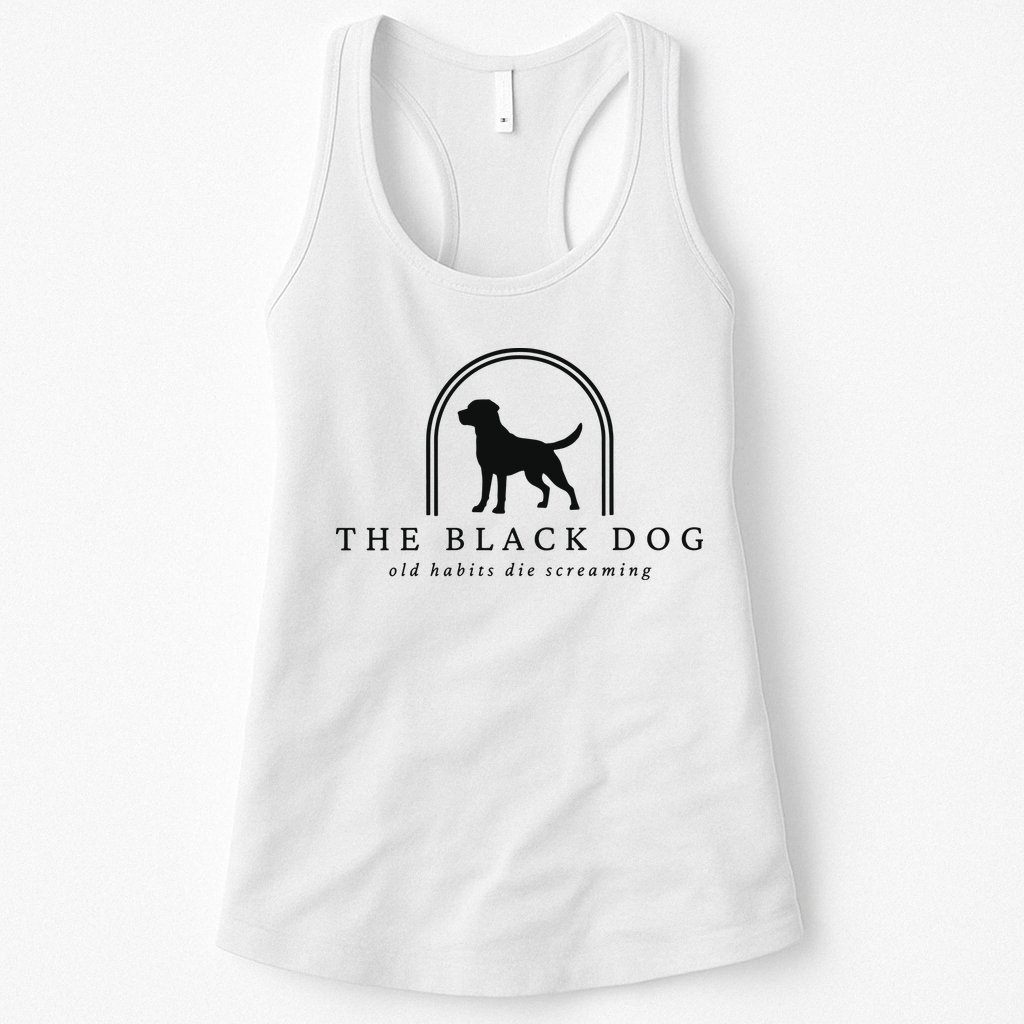 The Black Dog Womens Tank Top