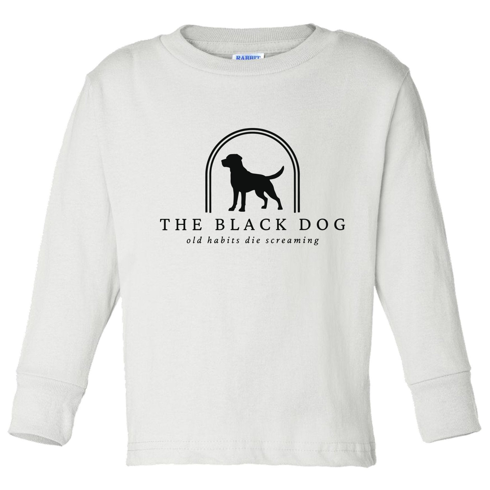The Black Dog Toddler Long Sleeve Shirt