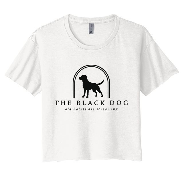 The Black Dog Crop Top