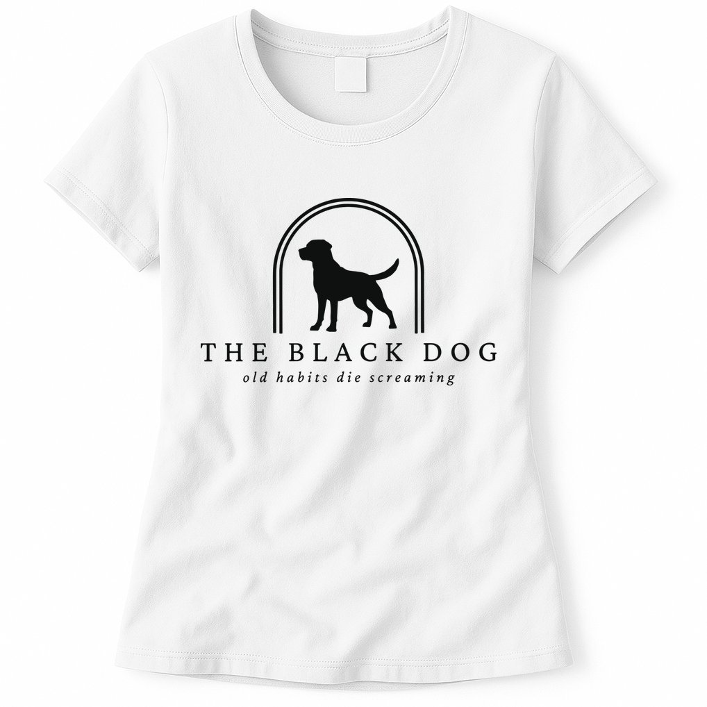 The Black Dog Womens T-Shirt