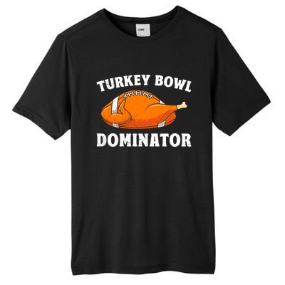 Turkey Bowl Dominator Thansgiving Party American Football Gift Tall Fusion ChromaSoft Performance T-Shirt