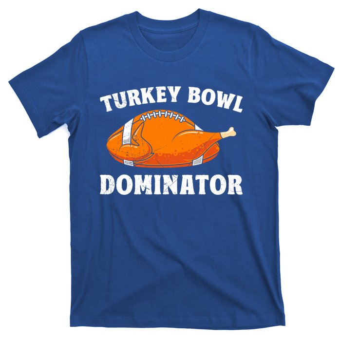 Turkey Bowl Dominator Thansgiving Party American Football Gift T-Shirt