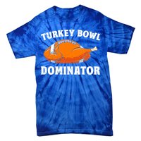 Turkey Bowl Dominator Thansgiving Party American Football Gift Tie-Dye T-Shirt