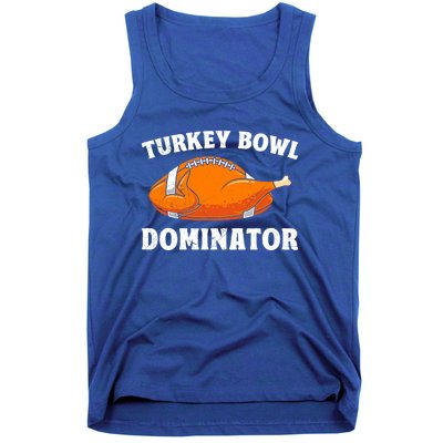 Turkey Bowl Dominator Thansgiving Party American Football Gift Tank Top