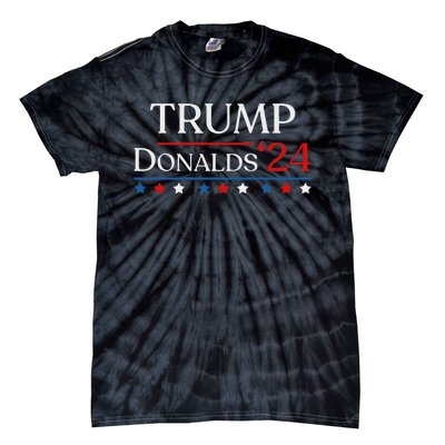 Trump Byron Donalds 2024 Donald Trump 47th President & Vp Tie-Dye T-Shirt