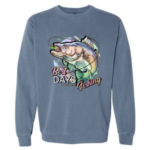 The Best Days Are Spent Fishing Garment-Dyed Sweatshirt