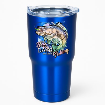 The Best Days Are Spent Fishing Tumbler