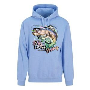 The Best Days Are Spent Fishing Unisex Surf Hoodie