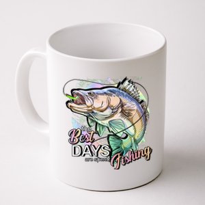 The Best Days Are Spent Fishing Coffee Mug