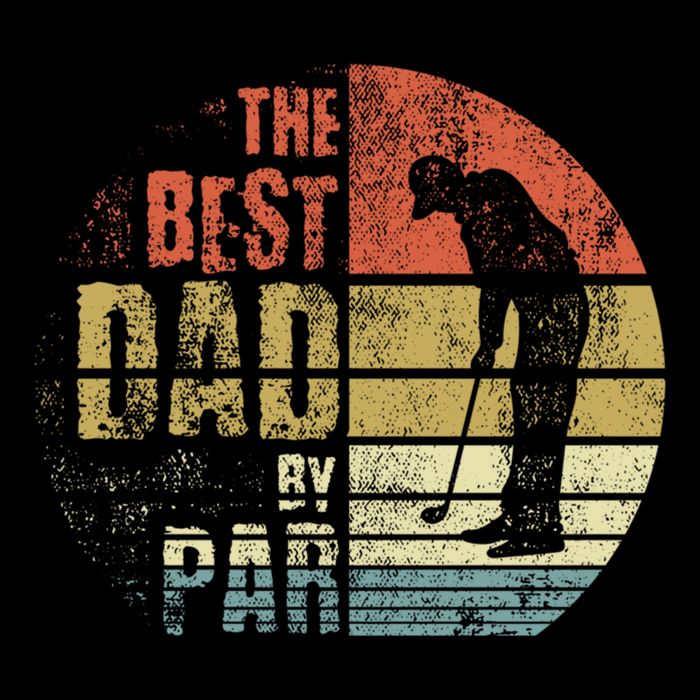 The Best Dad By Par Meaningful Gift Doggie Tank