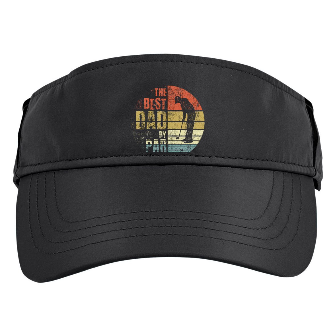 The Best Dad By Par Meaningful Gift Adult Drive Performance Visor