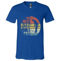 The Best Dad By Par Meaningful Gift V-Neck T-Shirt