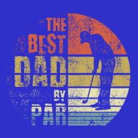 The Best Dad By Par Meaningful Gift V-Neck T-Shirt