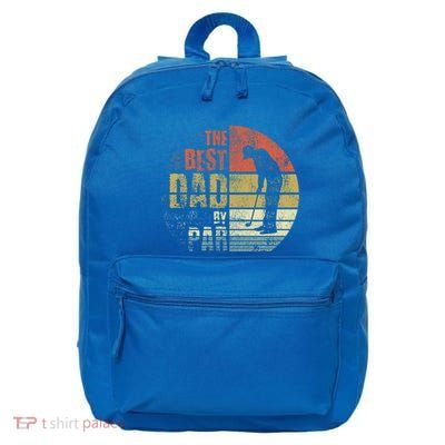 The Best Dad By Par Meaningful Gift 16 in Basic Backpack