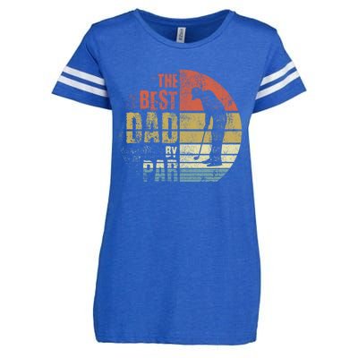 The Best Dad By Par Meaningful Gift Enza Ladies Jersey Football T-Shirt