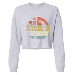 The Best Dad By Par Meaningful Gift Cropped Pullover Crew