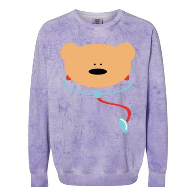 Teddy Bear Doctor Colorblast Crewneck Sweatshirt