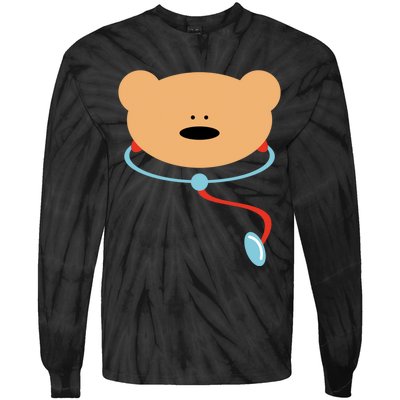 Teddy Bear Doctor Tie-Dye Long Sleeve Shirt