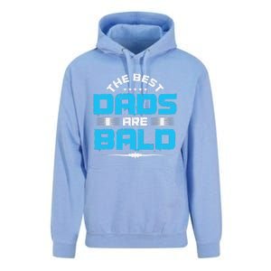 The Best Dads Are Bald Baldness Bald Head Hairless Gift Unisex Surf Hoodie