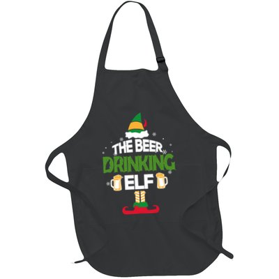 The Beer Drinking Elf Family Matching Christmas Funny Pajama Apron