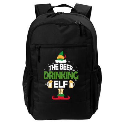 The Beer Drinking Elf Family Matching Christmas Funny Pajama Backpack