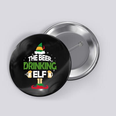 The Beer Drinking Elf Family Matching Christmas Funny Pajama Button